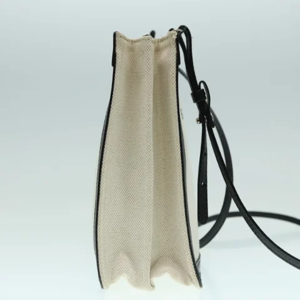 Balenciaga Vintage Pre-owned Canvas balenciaga-bags Beige Dames