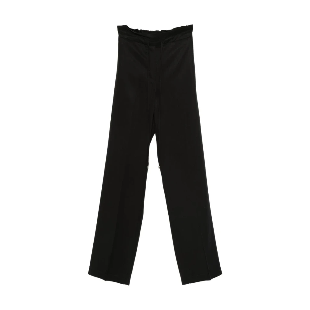 Liu Jo Kvinno Svart Byxor Dam, S, Wide Byxor