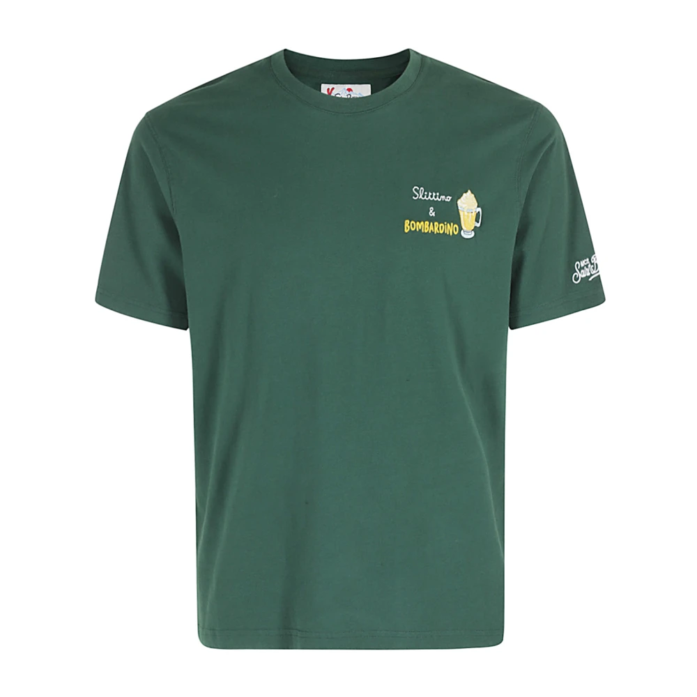 MC2 Saint Barth Klassiek St Barth T-shirt Green Heren