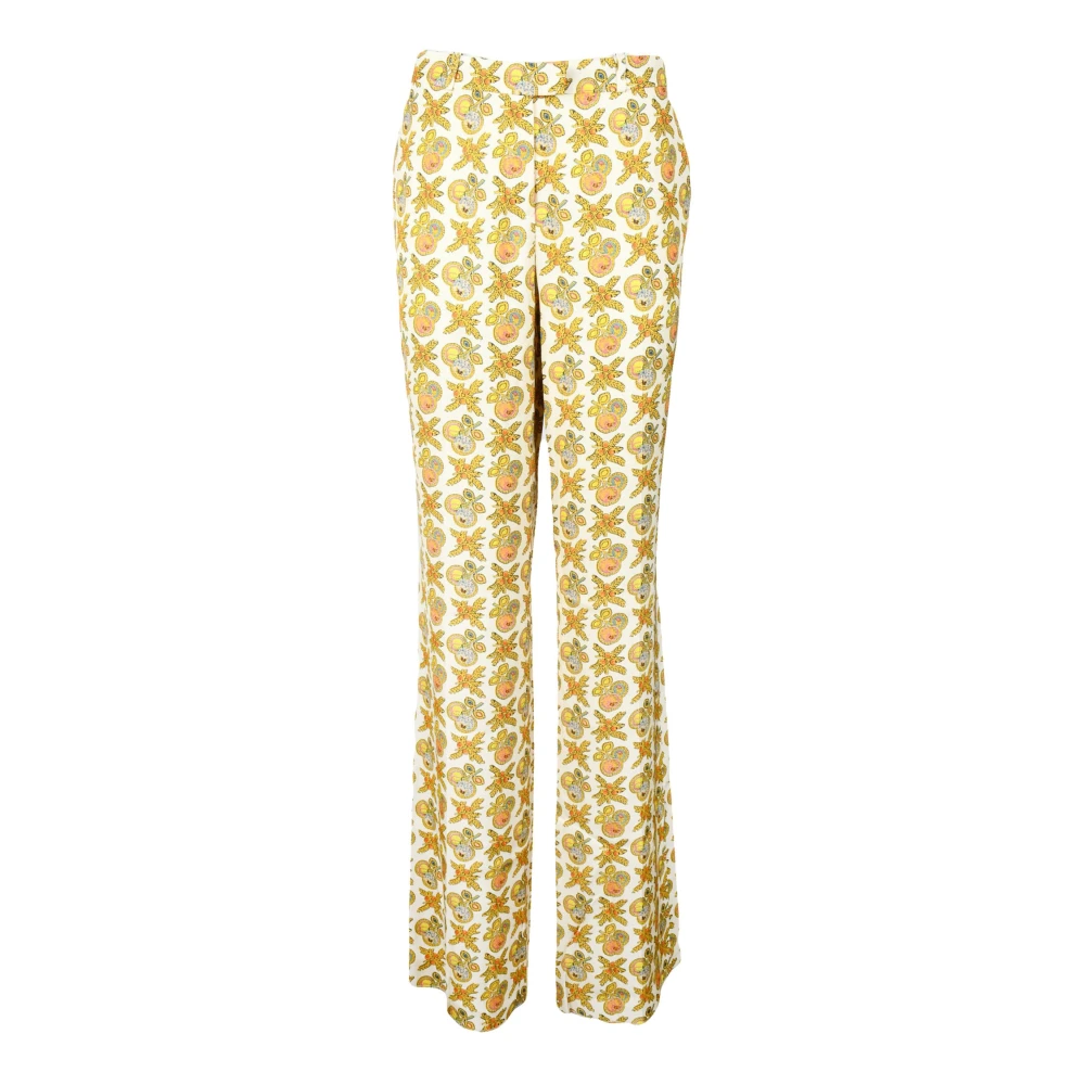 ETRO Broek Yellow Dames