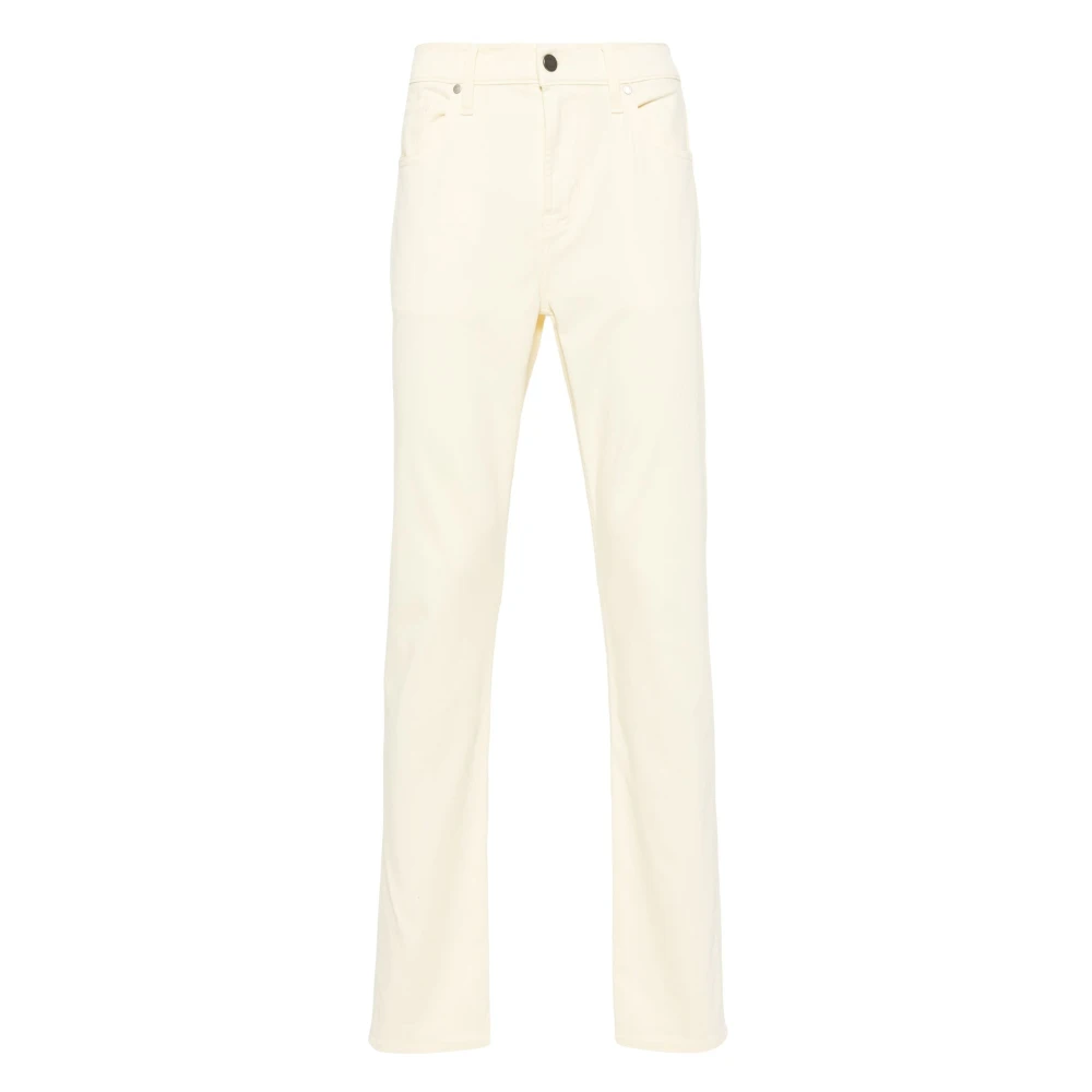 7 For All Mankind Slim Fit Jeans Donkerblauw Beige Heren