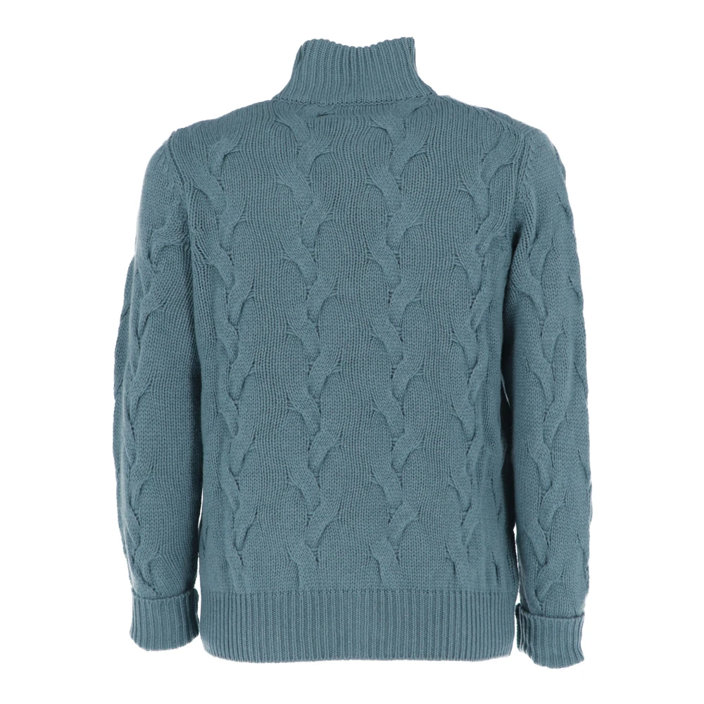 Filippo De Laurentiis Stijlvolle Fullzip Cardigan Blue Heren