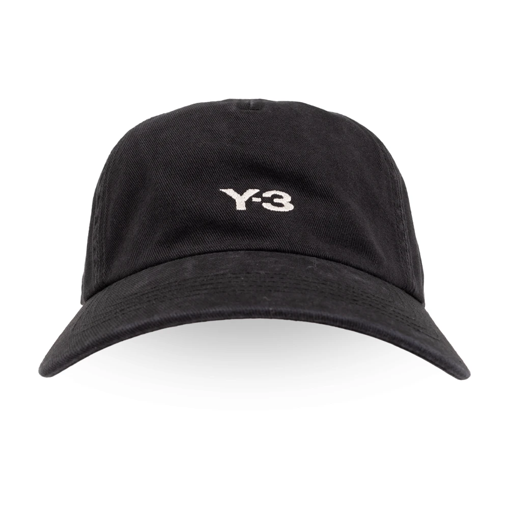 Y-3 Unisex Nero Cappello Di Cotone - Immagine 6