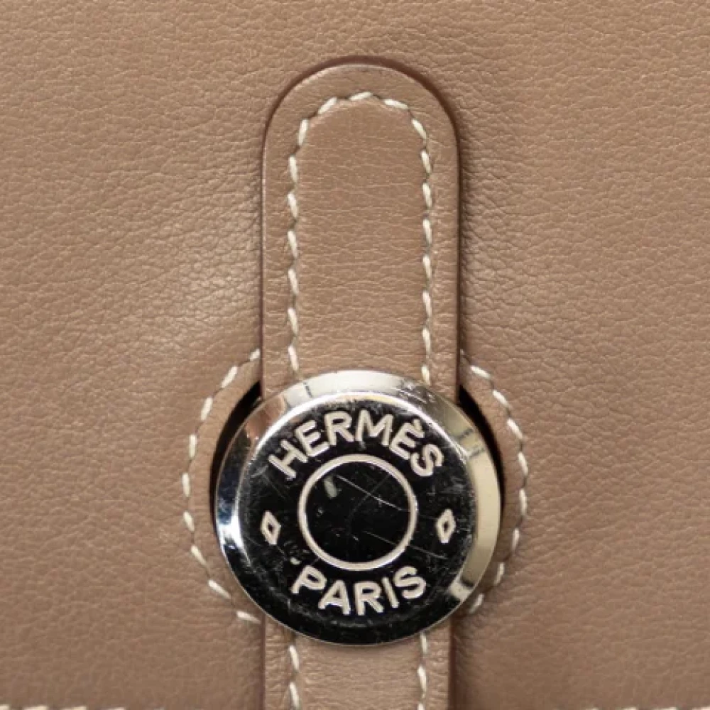 Hermès Vintage Pre-owned Canvas wallets Brown Dames