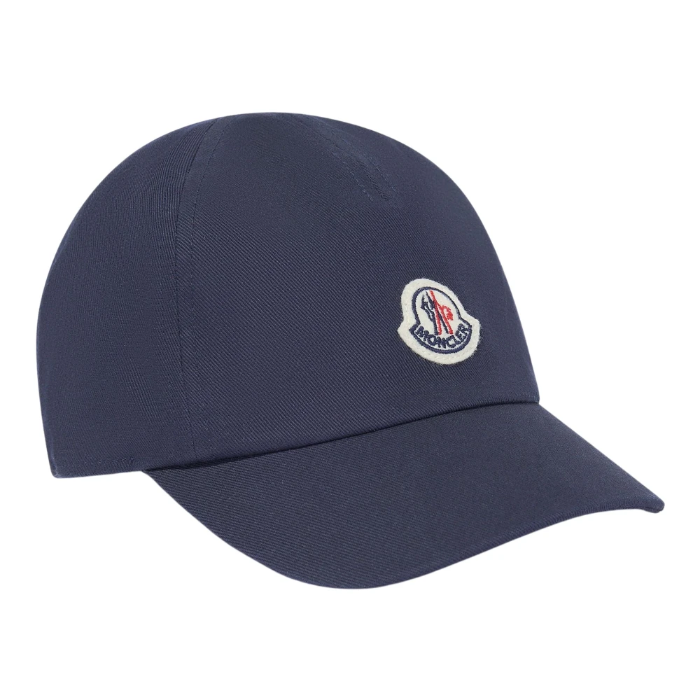 Moncler Boys Blue Hats & Caps, 2XS, Logo Cotton Baseball Cap