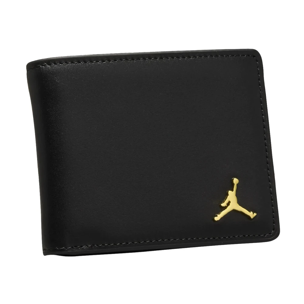 Jordan Svart Bifold Plånbok med Jumpman Logo Black, Herr