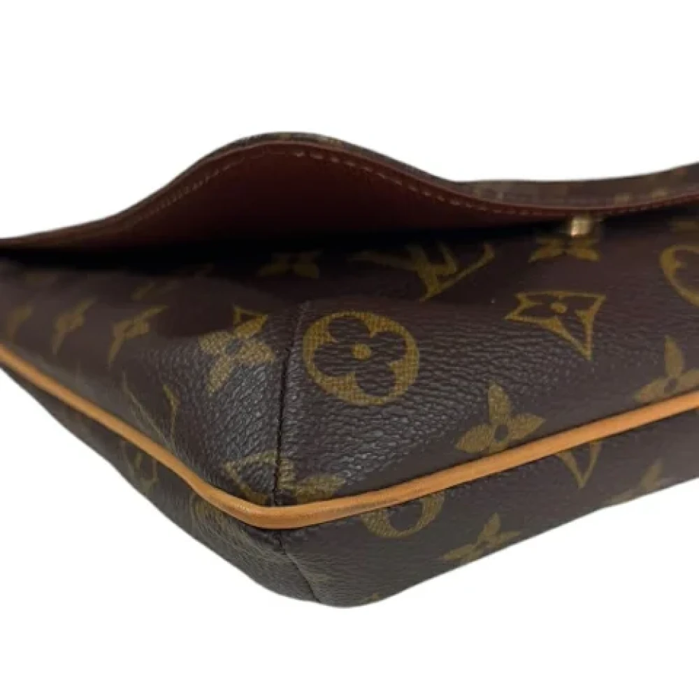Louis Vuitton Vintage Pre-owned Canvas shoulder-bags Brown Dames