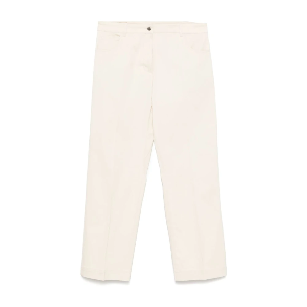 Moncler Beige Broek met Klassieke Stijl Beige Dames