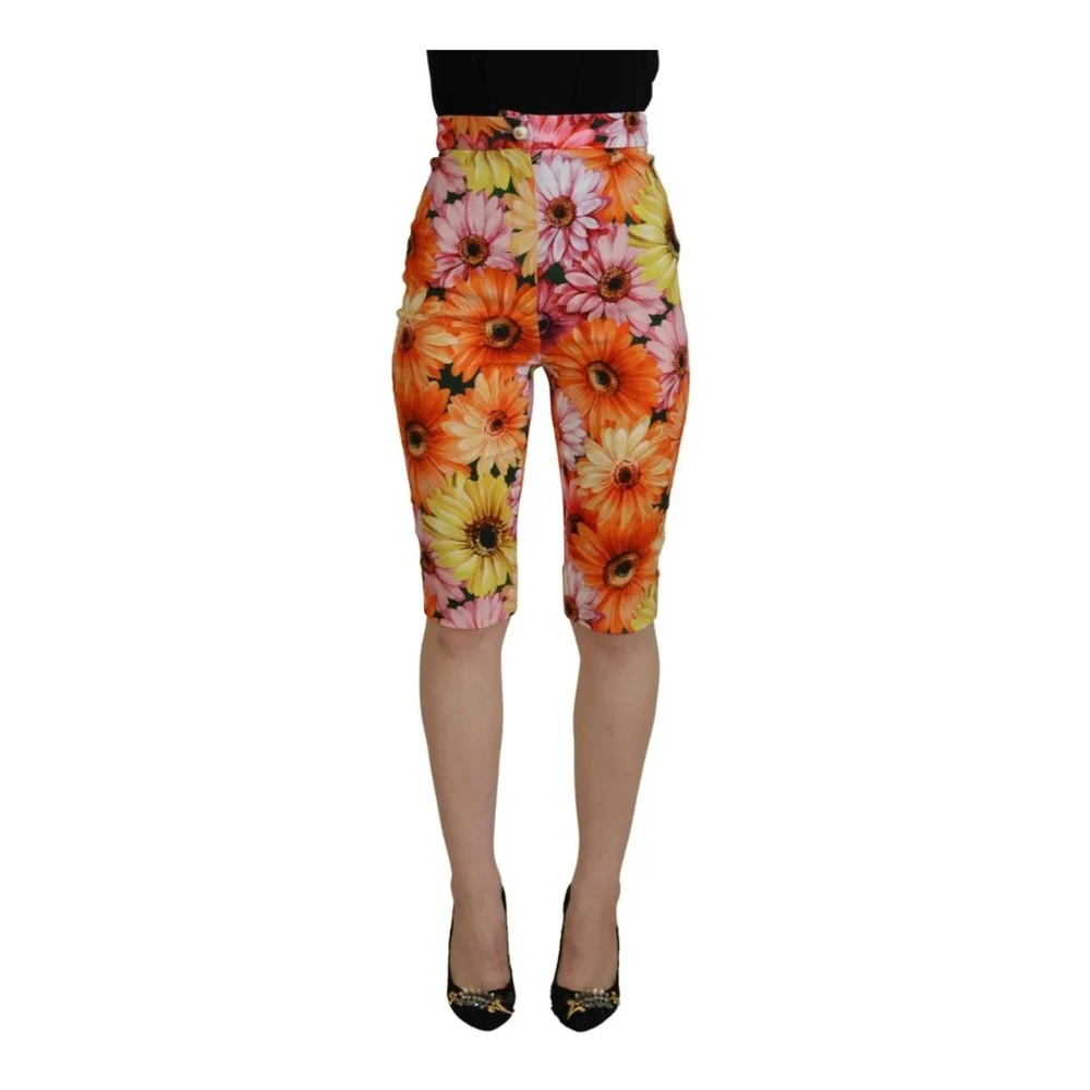 Dolce & Gabbana Bloemenprint Bermuda Shorts Vrouwen Multicolor Dames