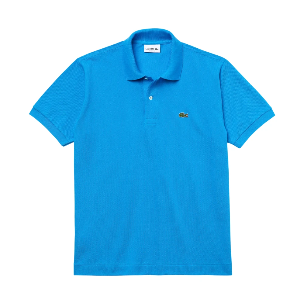 Lacoste Blue Polo Shirts, Male, Xs, Original L.12.12 Petit Piqué Polo Shirt