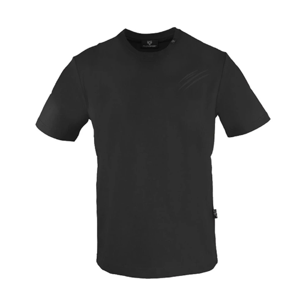 Plein Sport Graffiti Logo Katoenen T-shirt Black Heren