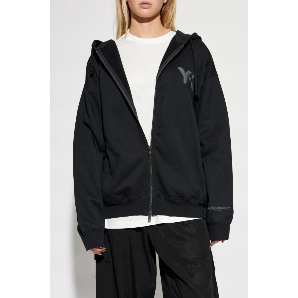 Y-3 Ritssluiting sweatshirt Black Heren