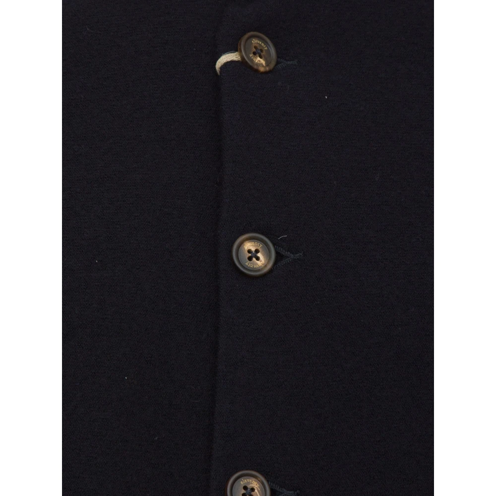 Eleventy Blauwe Bimateriaal Jas Blue Heren
