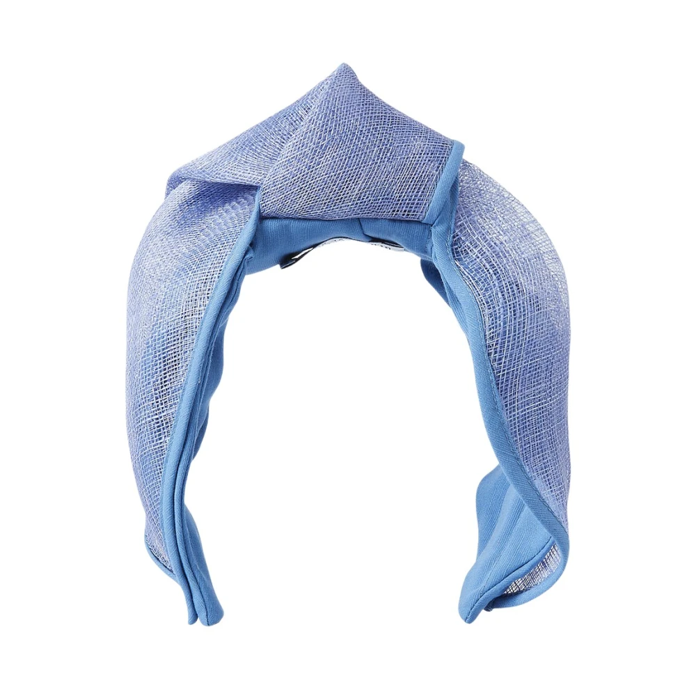 Flapper Geknoopte Hoofdband met Contrastbies Blue Dames