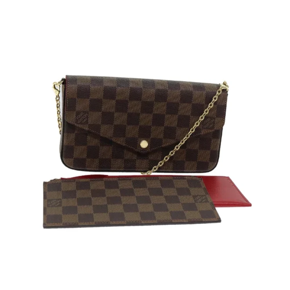 Louis Vuitton Vintage Pre-owned Canvas louis-vuitton-bags Brown Dames