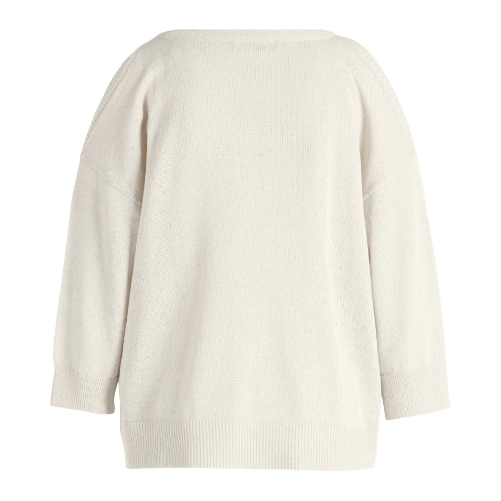 Betty Barclay Elegante Glitter Gebreide Trui Beige Dames