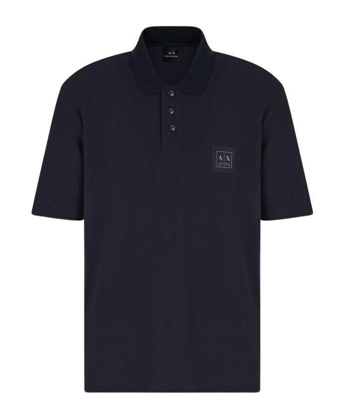 polo-bleu-regular-fit-coton-pique