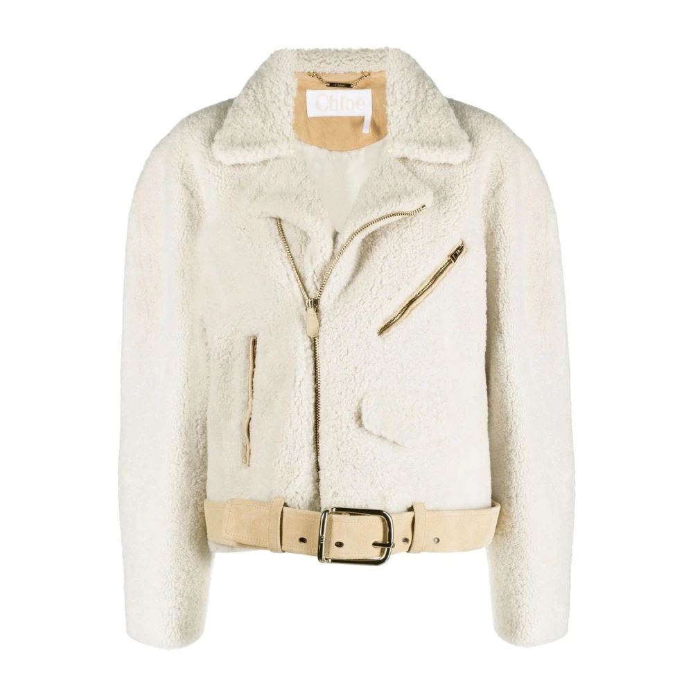 Jackets > Faux Fur & Shearling Jackets - - Chloé - Modalova