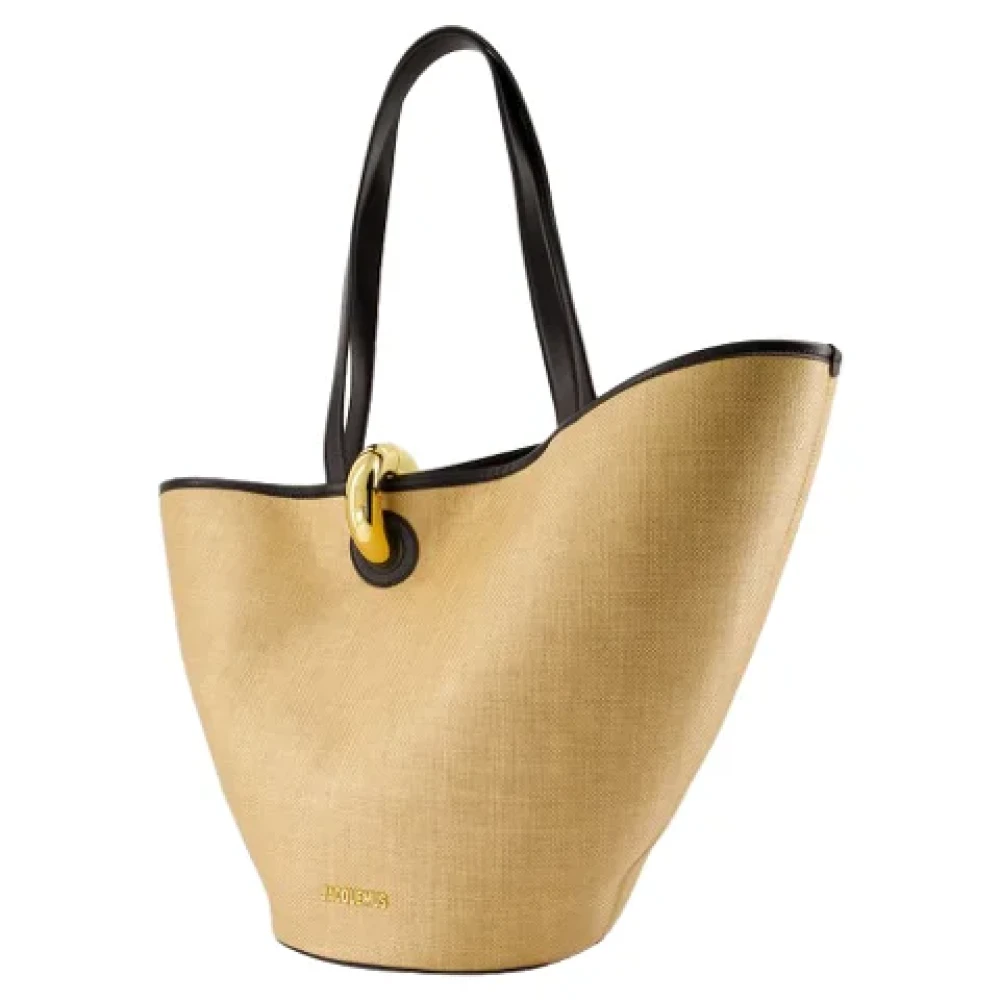 Jacquemus Leather totes Beige Dames