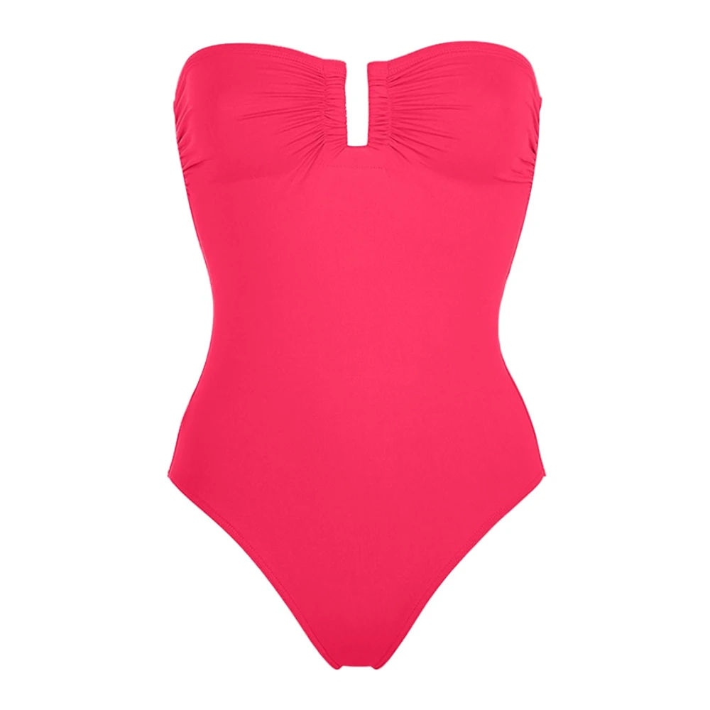 Eres Strapless U Wired One-Piece Swimsuit Cassiopee Pink Dames