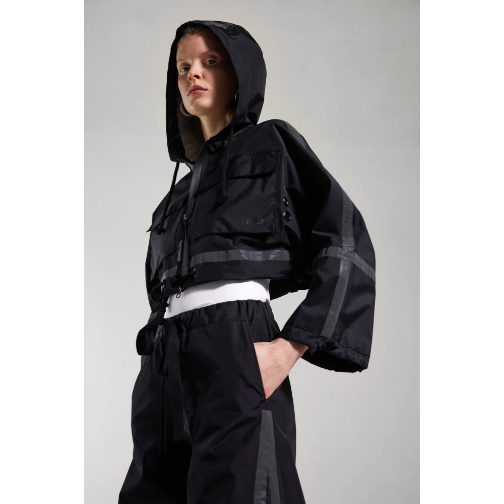 Stutterheim Stijlvolle Korte Regenjas Black Dames