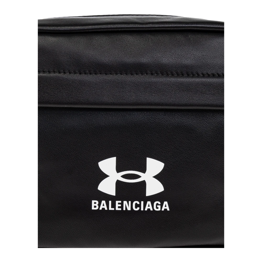 Balenciaga Cosmetische Tas met Logo Black Heren