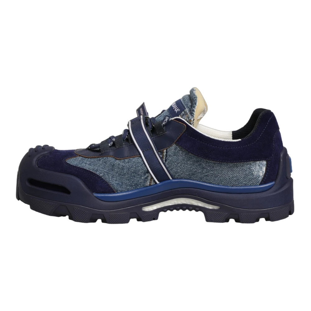 Dolce & Gabbana Men's Blue Sneakers, 10 Uk, Airmaster Low Top Trainers