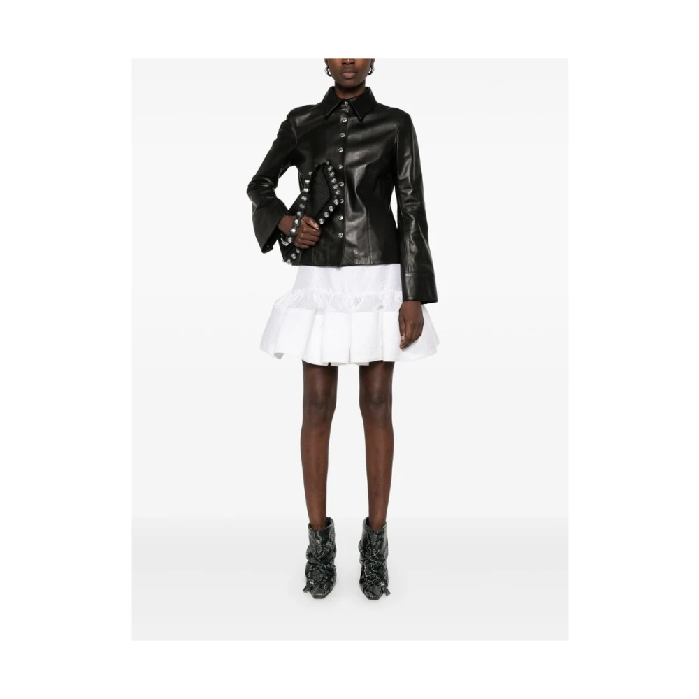 alexander mcqueen Zwarte Drukknop Shirt Good On You Black Dames