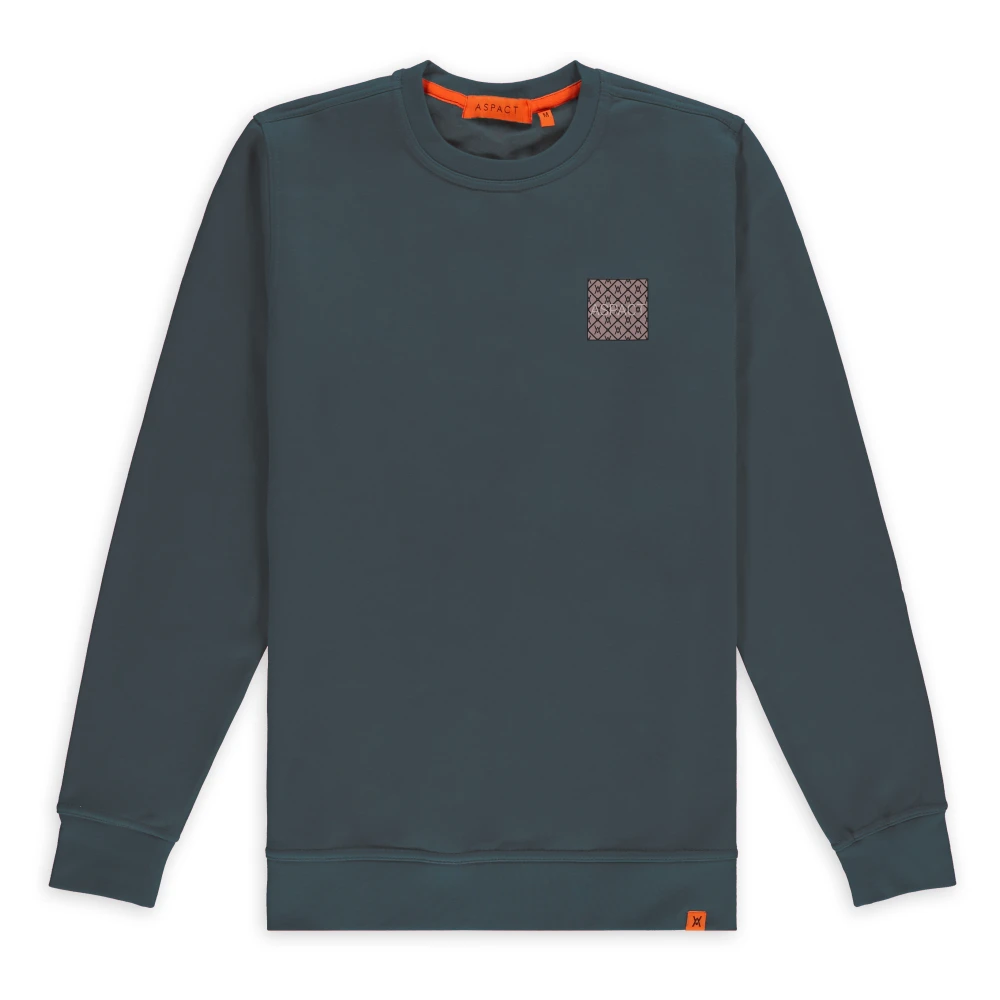 Aspact Denzell Crewneck Gray Heren