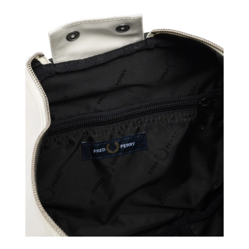 Fred Perry Multicolor Gymtas met Verstelbare Band White Heren