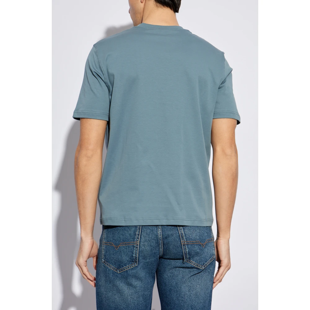 Diesel T-shirt T-Adjust-Doval-Pj Blue Heren