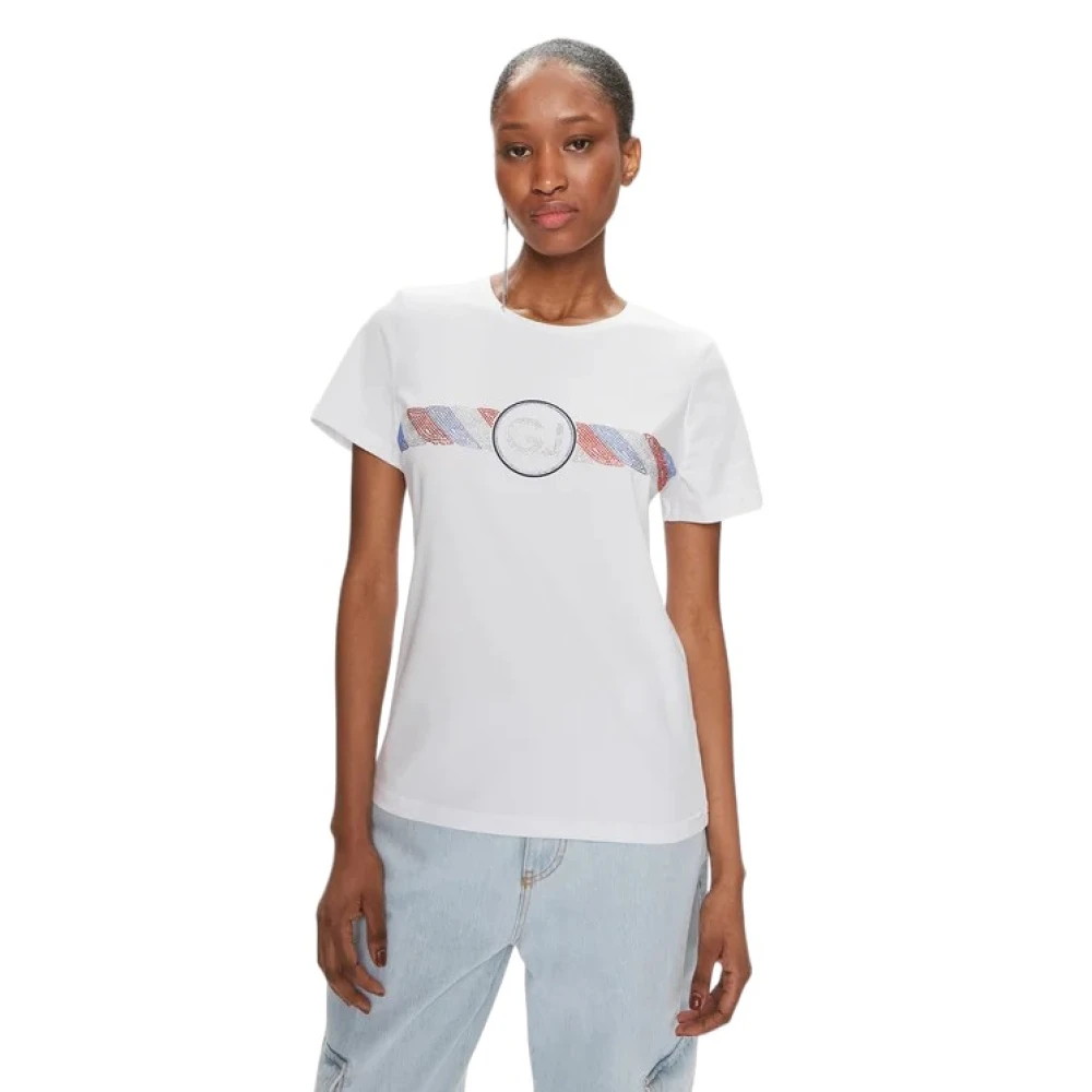 Gaudi Korte Mouw T-shirt White Dames