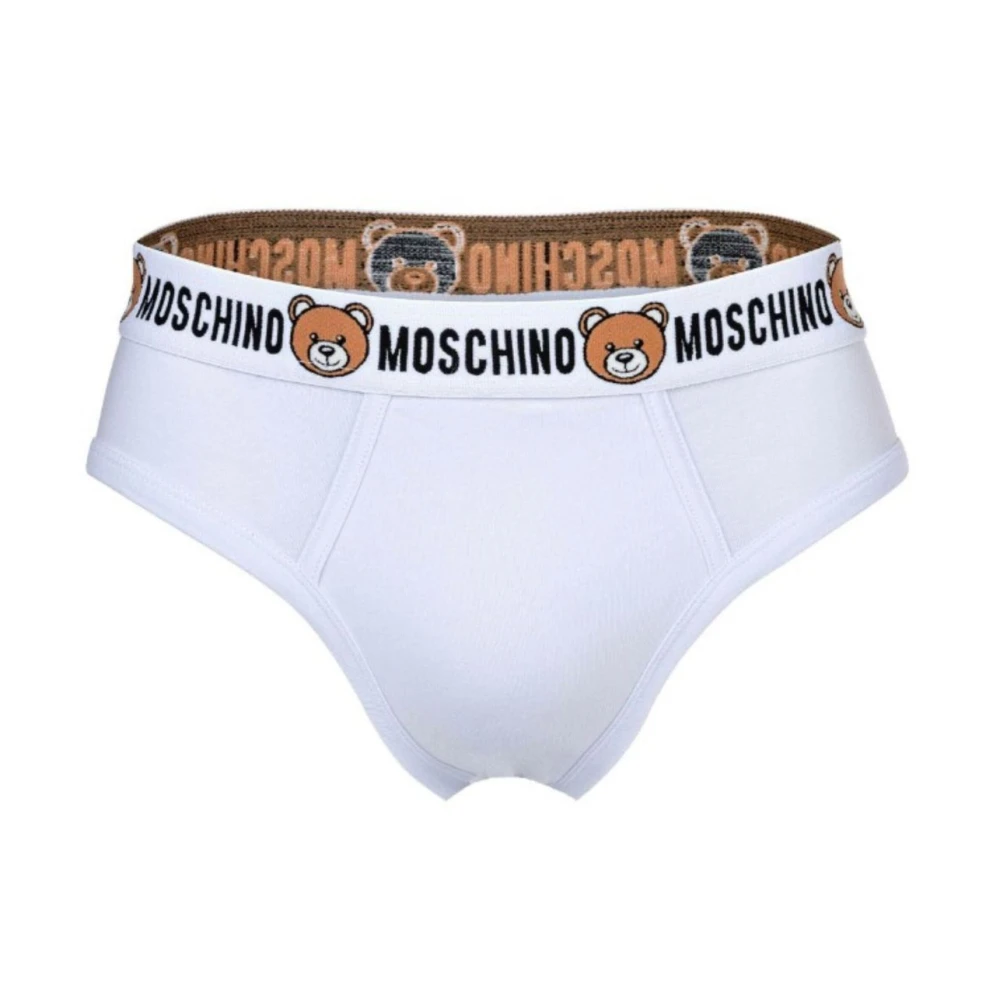 Moschino Herr Vit Underkläder S, Läder, Mäns Underkläderpaket