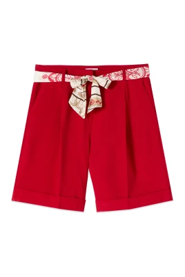Bermudashorts med mönstrat bä