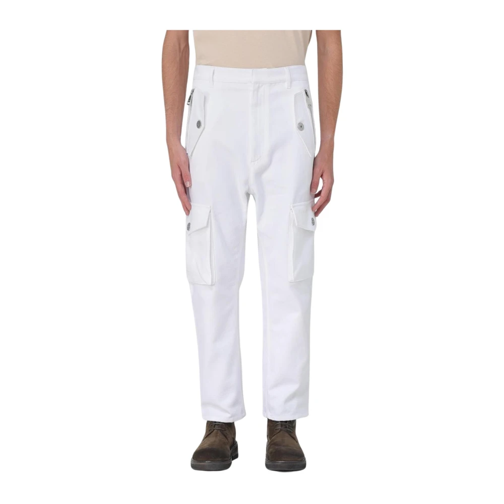 Trousers > Straight Trousers - - Balmain - Modalova