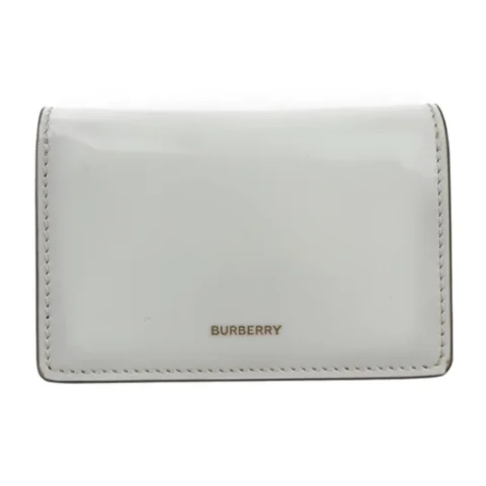 Burberry Vintage Pre-owned Leather wallets White Dames