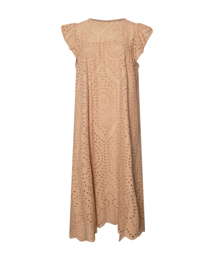 robe-longue-en-coton-beige