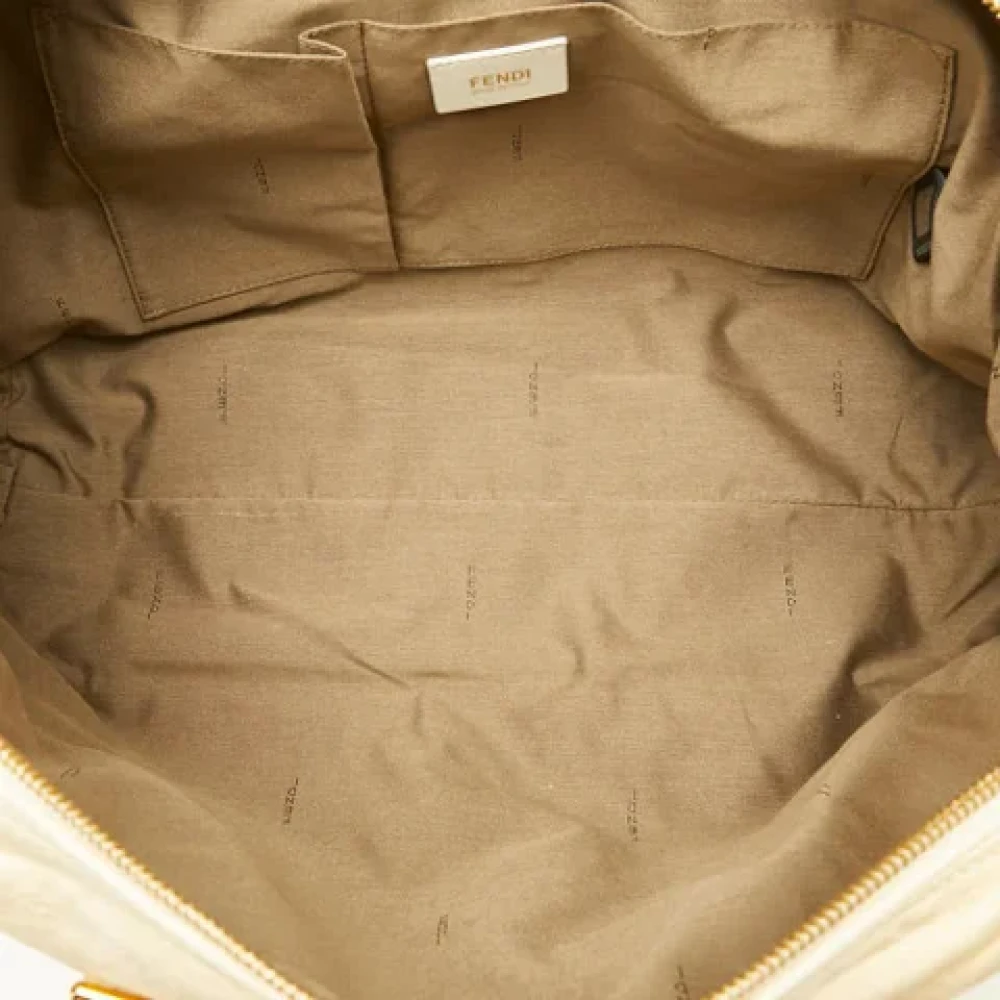 Fendi Vintage Pre-owned Fabric totes Beige Dames