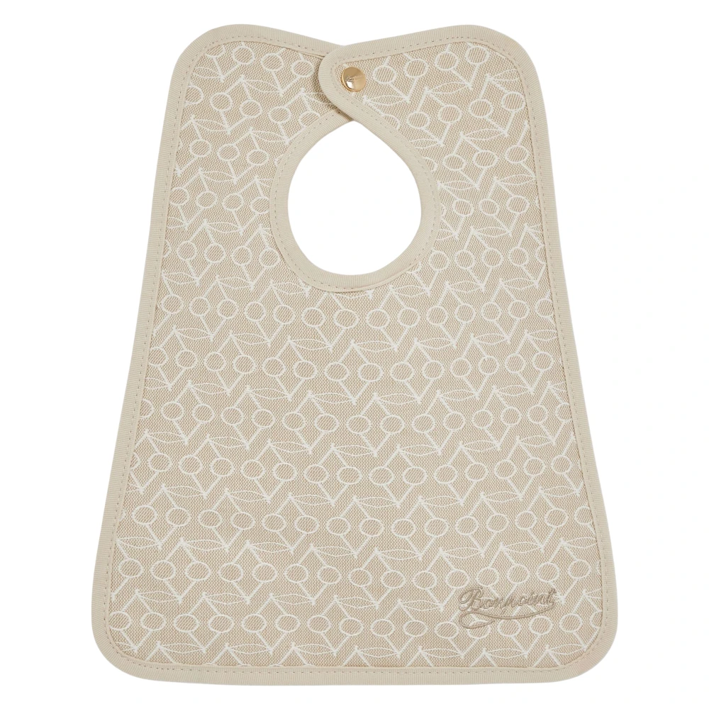 Bonpoint Unisex Kids Beige Luxury Clip Bib In - Accessories - One Size - Kids
