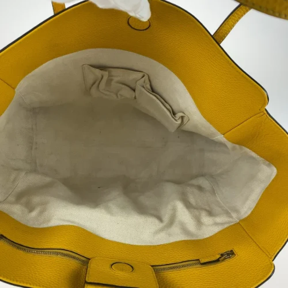 Gucci Vintage Pre-owned Leather gucci-bags Yellow Dames