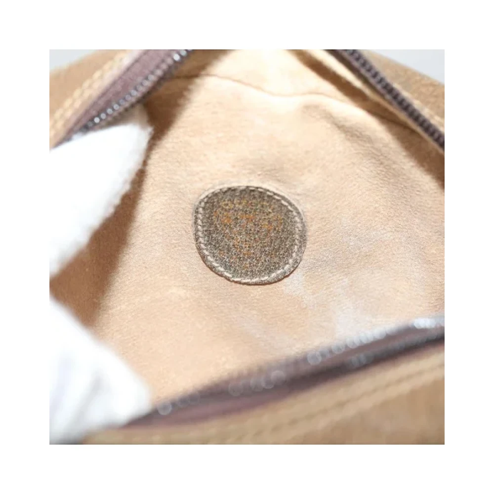 Gucci Vintage Pre-owned Canvas gucci-bags Beige Dames