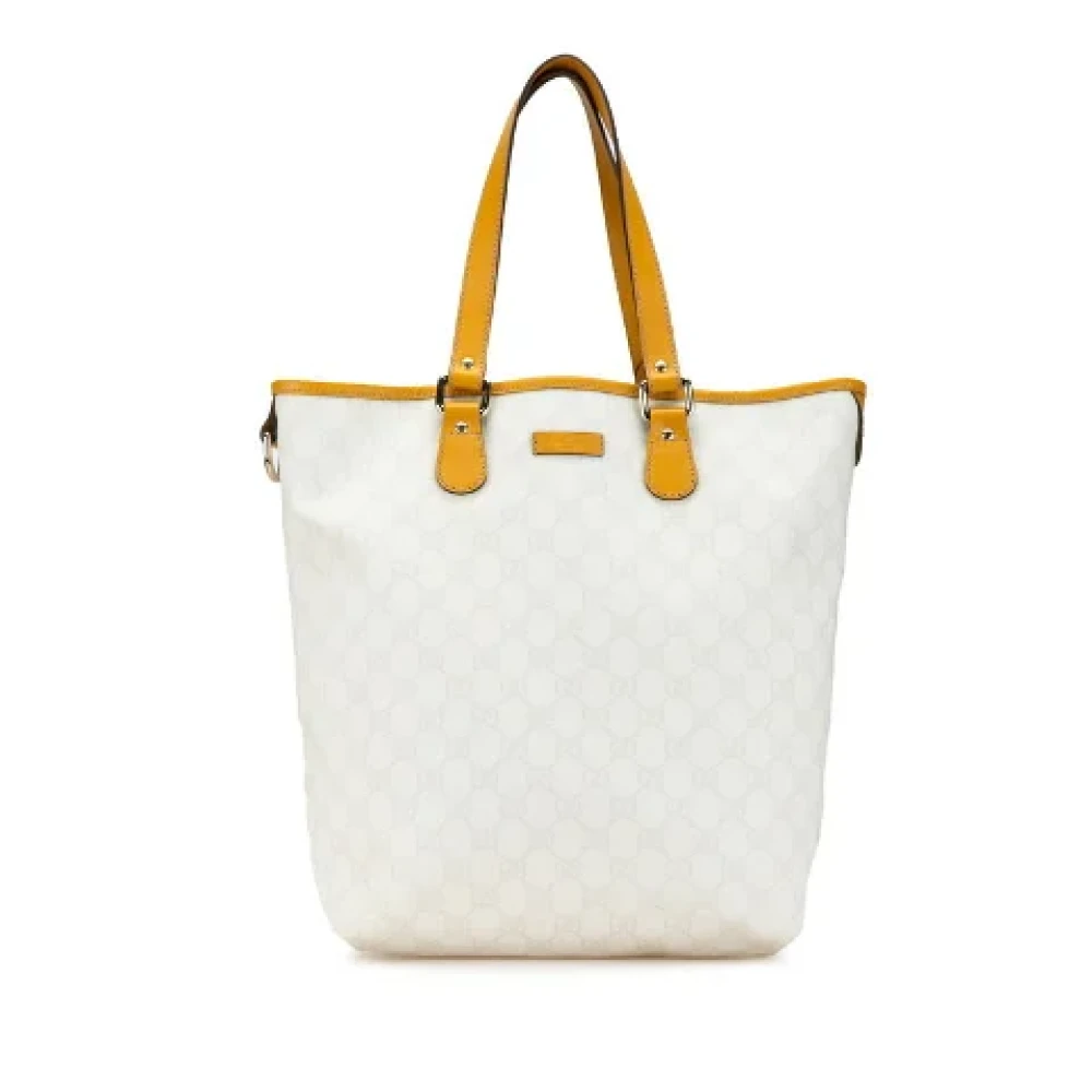 Gucci Vintage Pre-owned Canvas gucci-bags White Dames