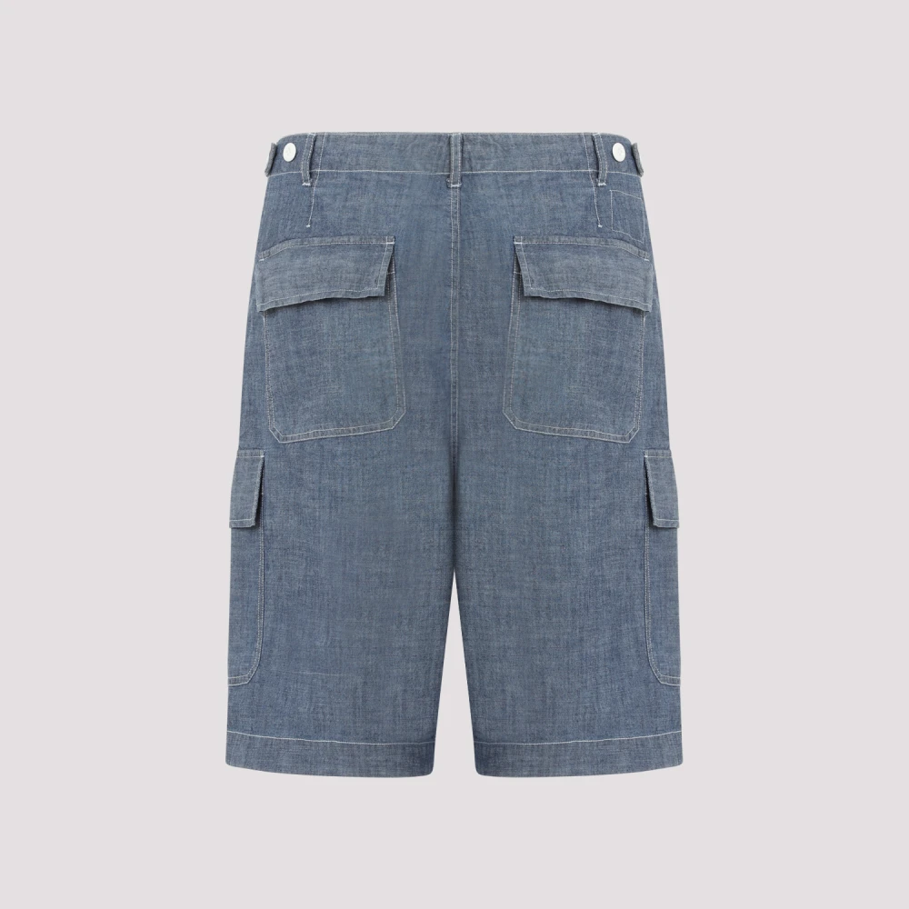 Universal Works Blauwe Cargo Shorts Stijlvol Casual Mannen Blue Heren
