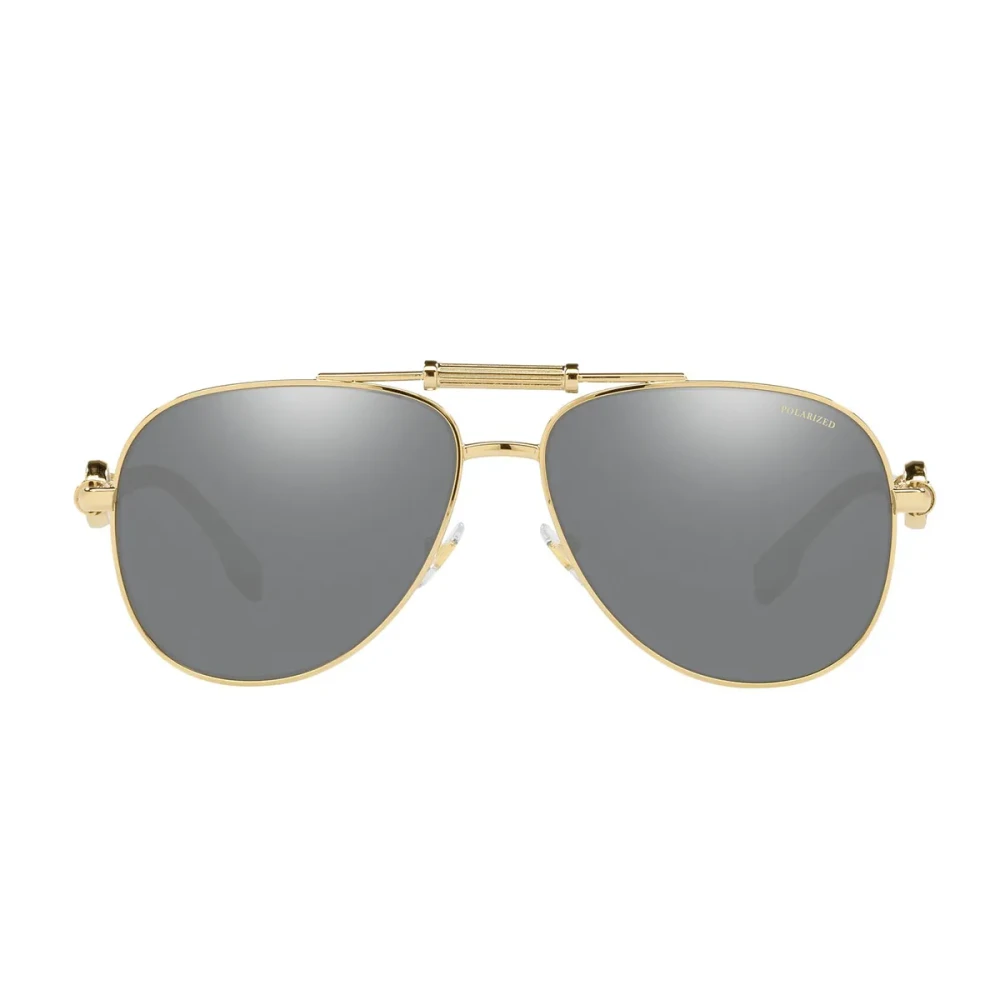 Versace Unisex Yellow Sunglasses, 59 Mm, Pilot Sunglasses Polarized Stylish Model