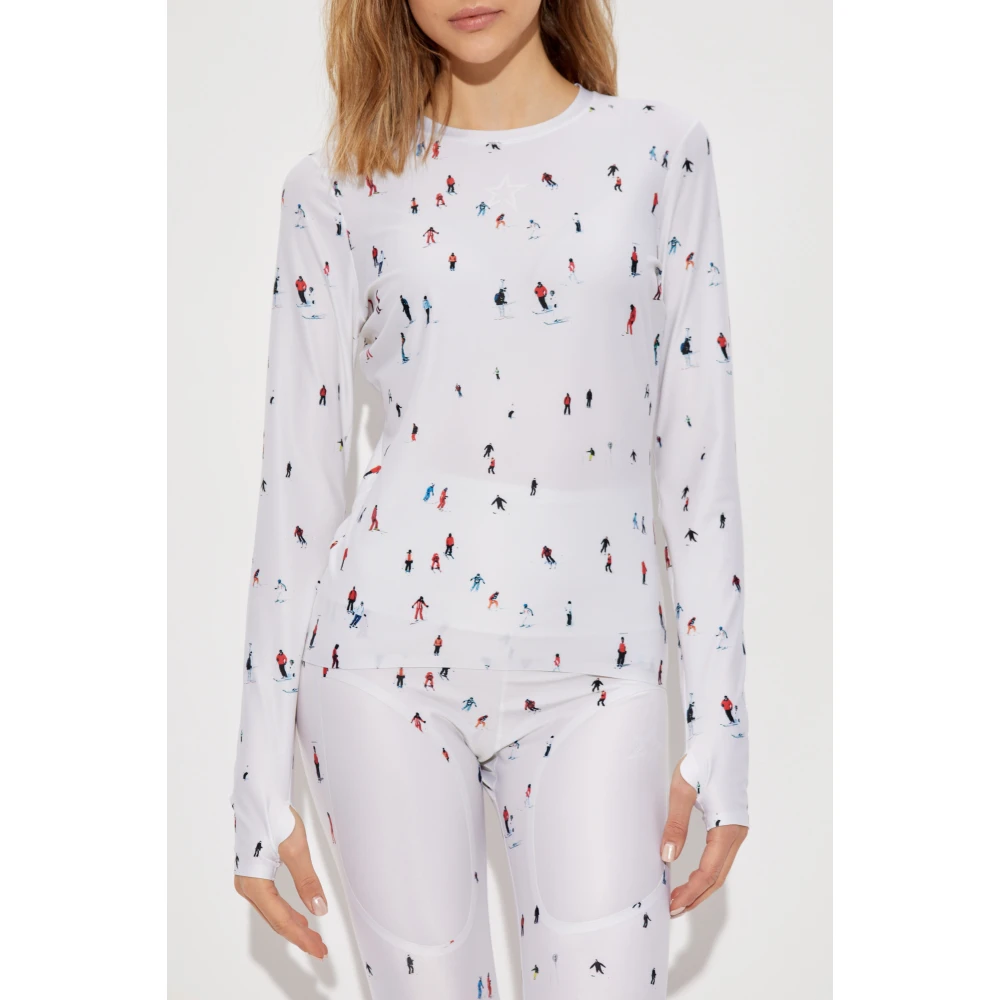 Perfect Moment Lange mouw T-shirt White Dames