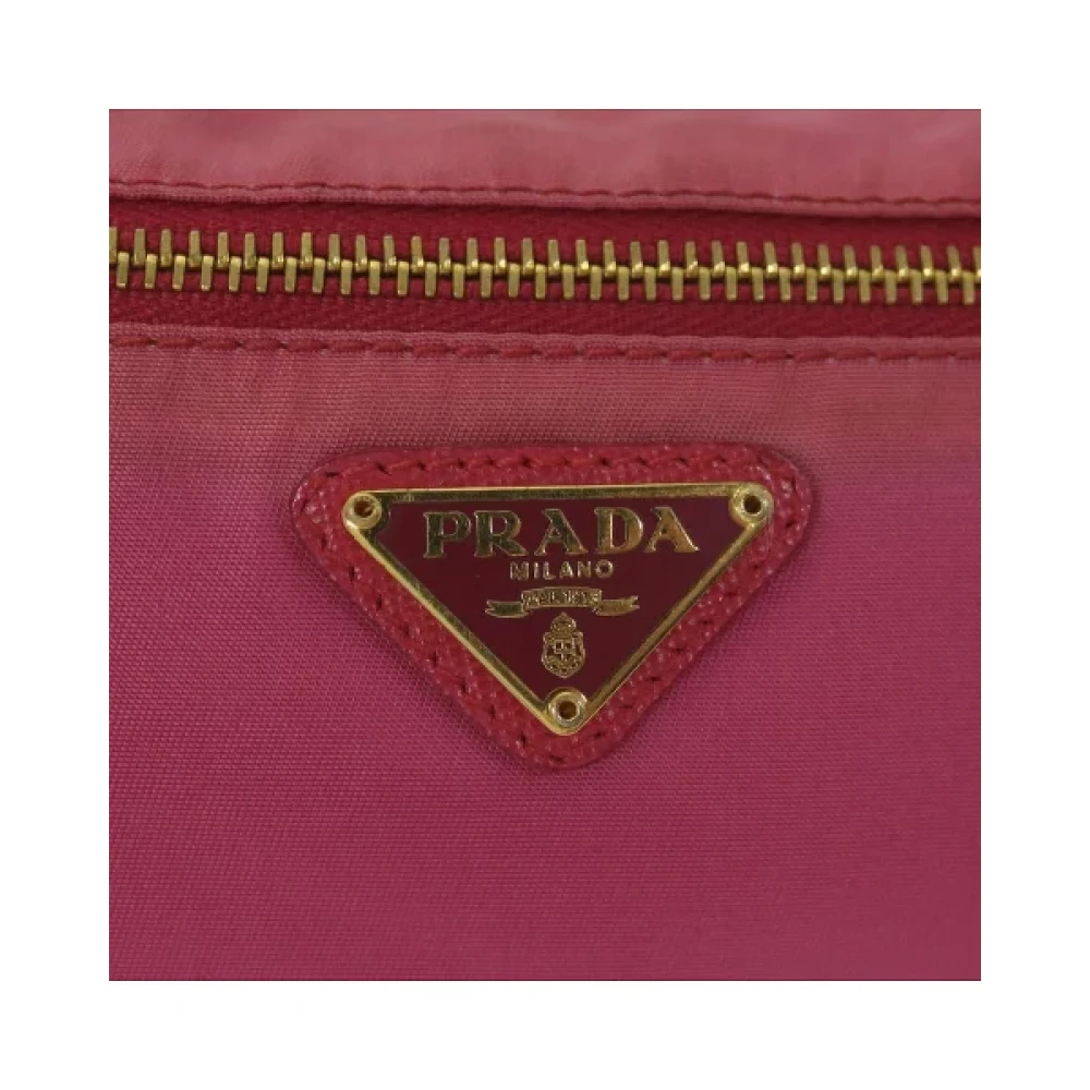 Prada Vintage Pre-owned Nylon prada-bags Pink Dames