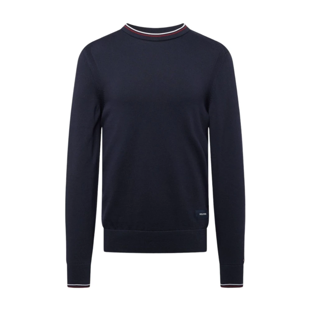 Tommy Hilfiger Trui met ronde hals Blue Heren