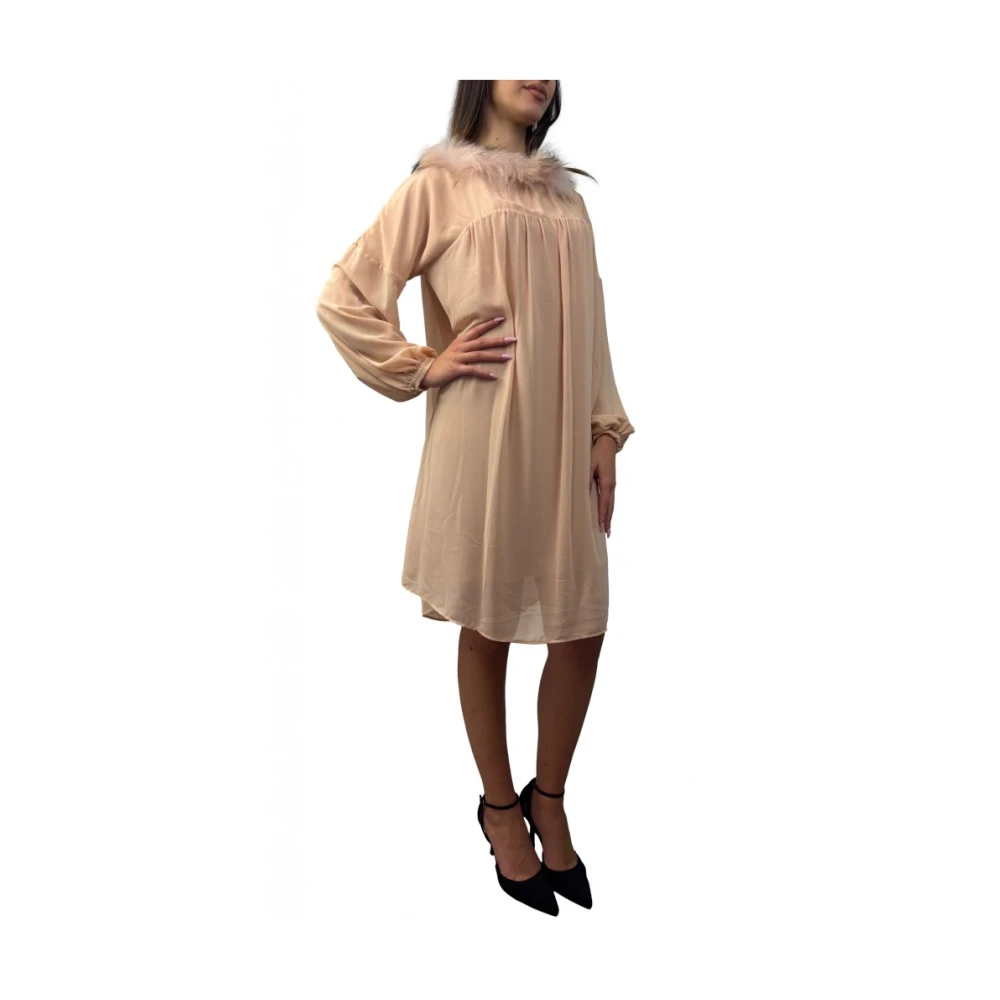 Fracomina Elegante Jurk Beige Dames