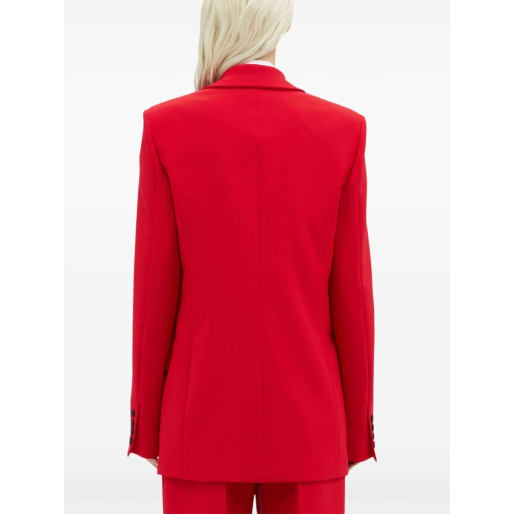 Msgm Stijlvolle Jas voor Alle Gelegenheden Red Dames