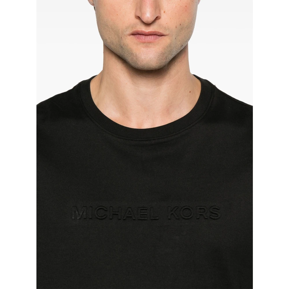 Michael Kors Zwarte T-shirt voor mannen Black Heren